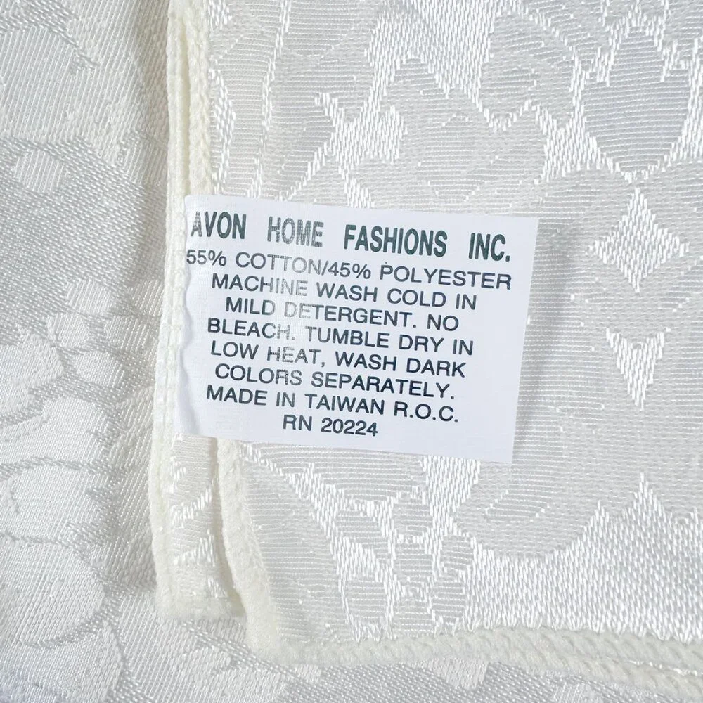 Vintage Fortunoff Napkin 12Pc Bundle Royalty Floral Damask Jacquard Pearl Cameo